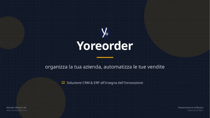 Dashboard Yoreorder CRM ERP